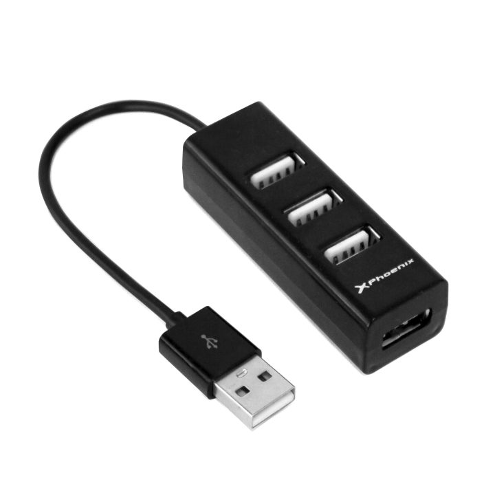 Phoenix technologies Hub USB portátil phoenix 4 portas USB 2.0 cabo…