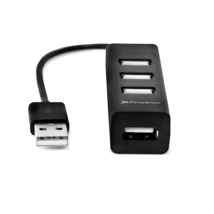 Phoenix technologies Hub USB portátil phoenix 4 portas USB 2.0 cabo…