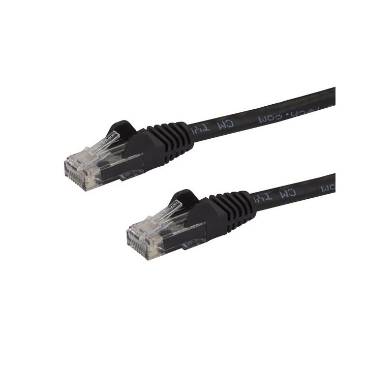 StarTech.com Snagless Cat 6 Cat6 Gigabit Ethernet Network Cable 0.5m…