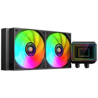 Mars Gaming ML-TWO240 All-in-One Liquid CPU Cooler 12 cm Black 1…