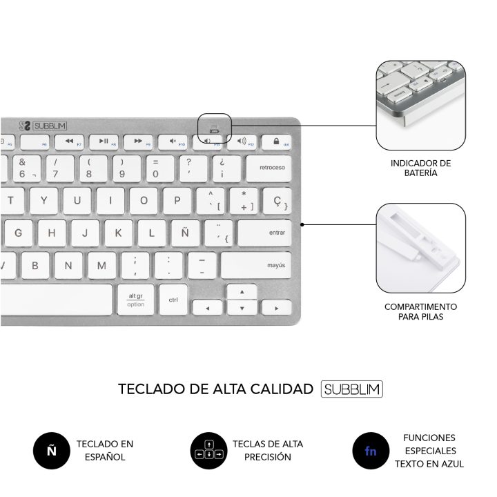 Teclado + rato Subblim subkbc-OCO010 sem fios