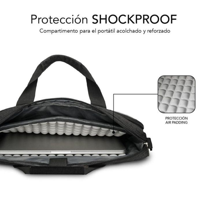 Maleta Subblim air padding para portátil 15,6 polegadas cinzento…