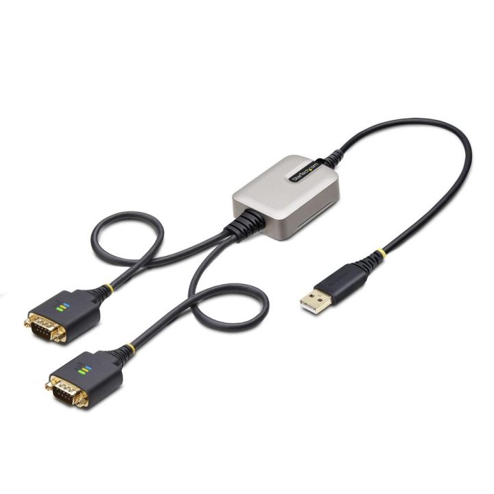 StarTech.com Cable Adaptador USB a 2 Puertos Serie de 60cm - Cable…