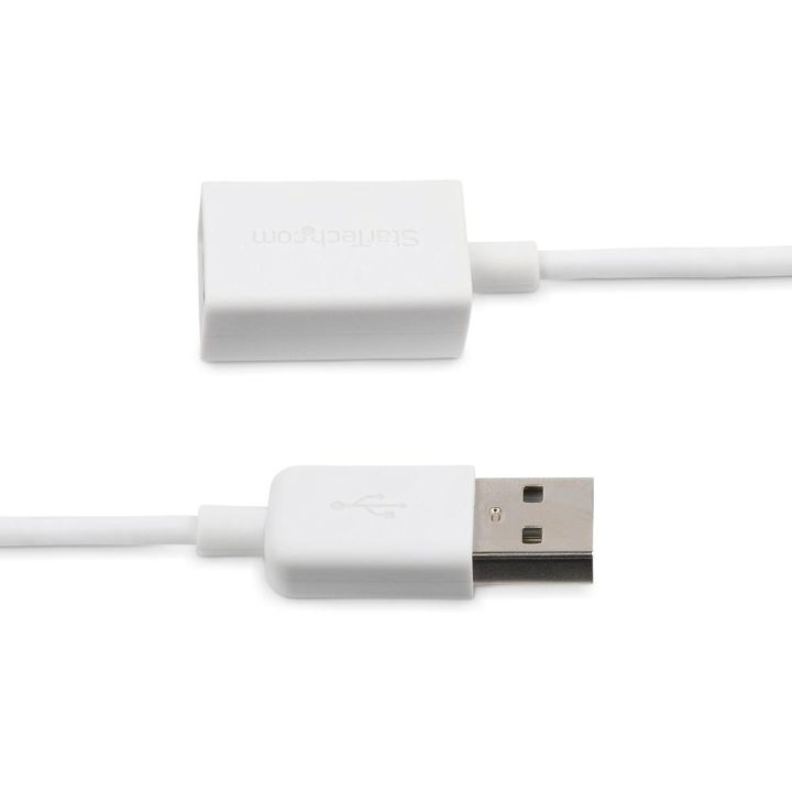 StarTech.com 1m USB 2.0 Extension Cable - USB A Male to Female -…