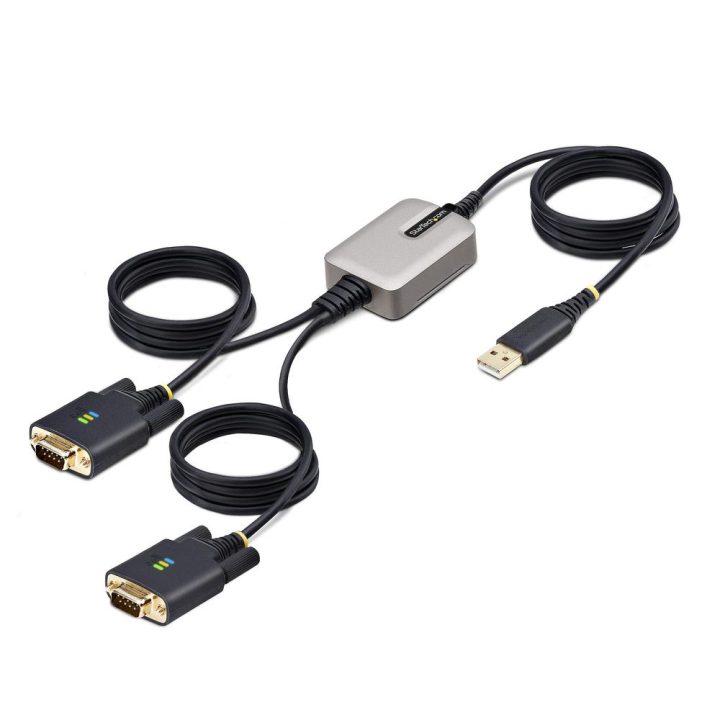 StarTech.com Cabo Adaptador USB para 2 Portas Série de 60cm - Cabo…