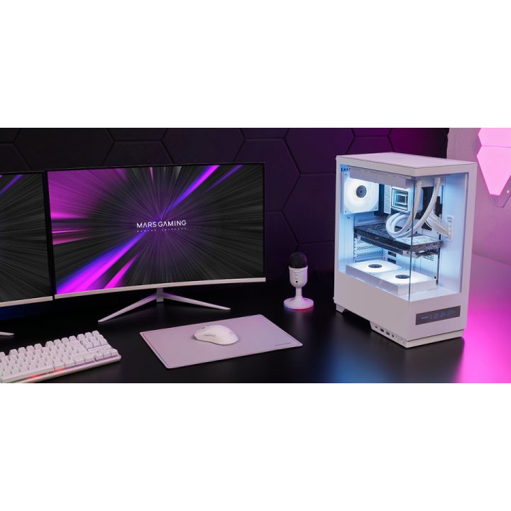 Mars Gaming MC-PULSARW Midi Tower Blanco