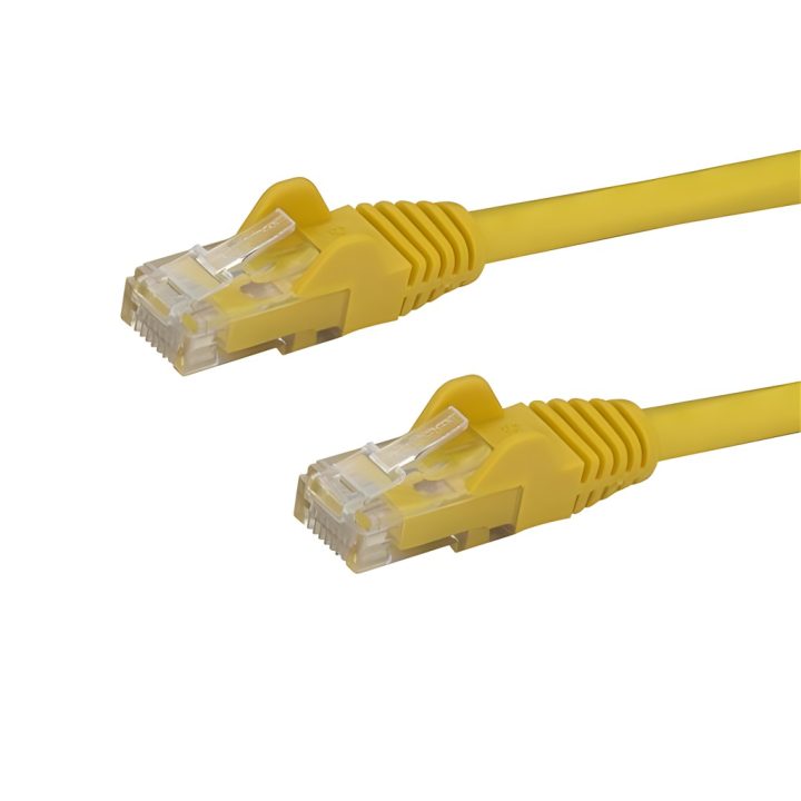 StarTech.com 1m Yellow Gigabit Cat6 Ethernet RJ45 Snagless Network…