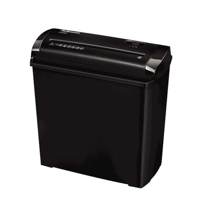 Fellowes P-25S Paper Shredder Strip Cut 22 cm Black, Gray