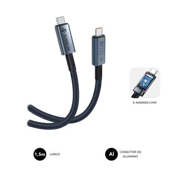Cabo Subblim high 240W c-c usb4.0 8K 1,5m (SUBCAB-C24010)