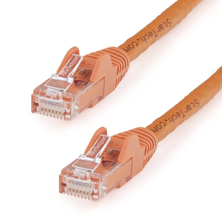 StarTech.com 1m Yellow Gigabit Cat6 Ethernet RJ45 Snagless Network…