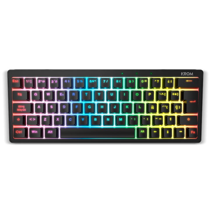 Teclado mecânico Krom kreator Cabo USB Espanhol (NXKROMKREATORSP)