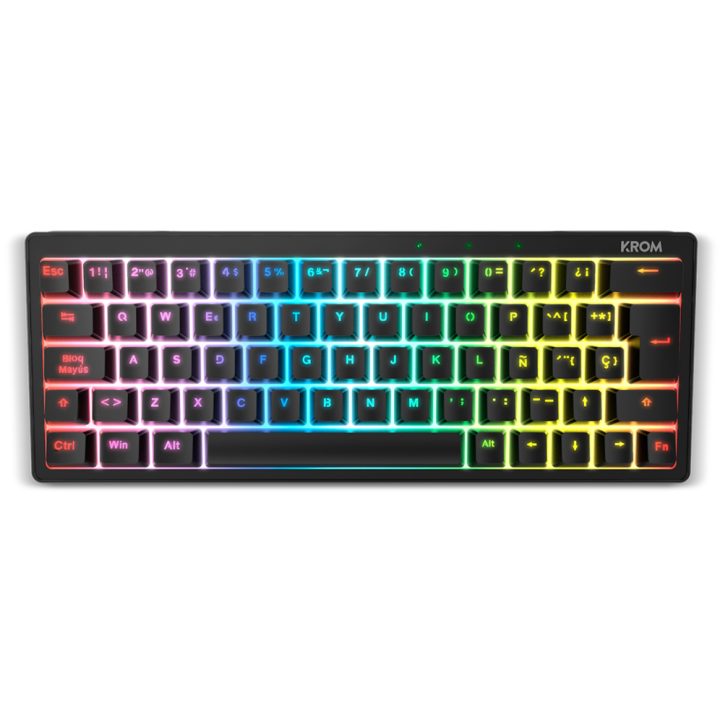 Teclado mecânico Krom kreator Cabo USB Espanhol (NXKROMKREATORSP)