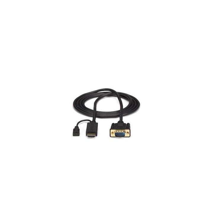StarTech.com Cable de 91cm Conversor Activo HDMI a VGA - Adaptador…