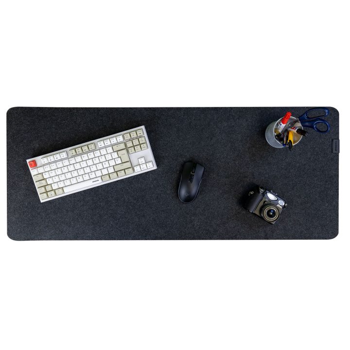 Phoenix technologies Phoenix sizigia premium felt desk mat dark gray…
