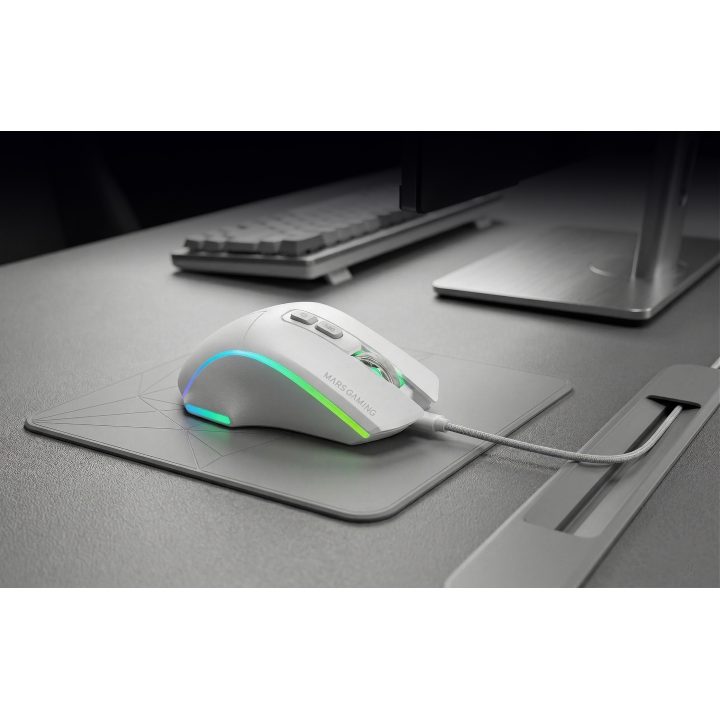 Mars Gaming MMWVECTORW Right-Handed Gaming Mouse RF Wireless +…