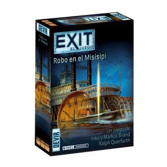 Devir Jogo de tabuleiro EXIT 14: Roubo no Mississippi (BGEXIT14)