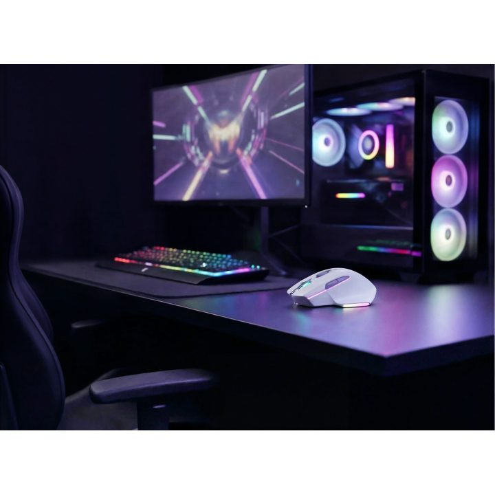 Mars Gaming MMWVECTORW ratón Juego Mano derecha RF Wireless +…