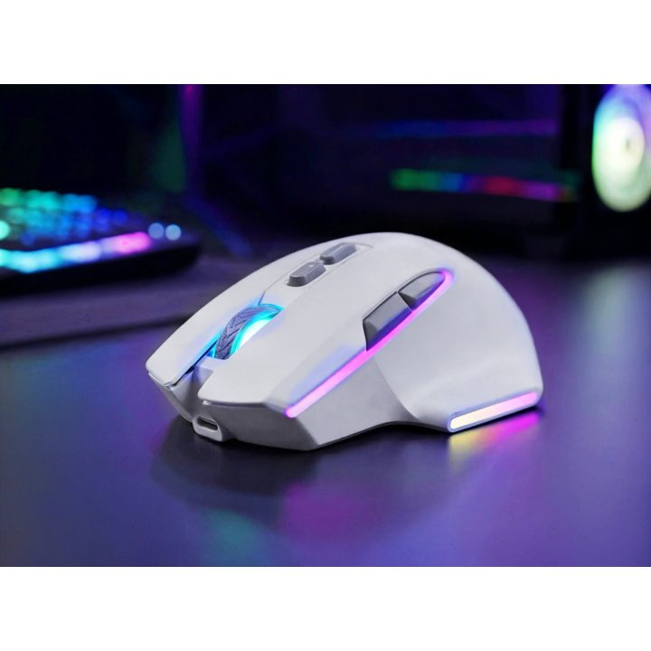 Mars Gaming MMWVECTORW ratón Juego Mano derecha RF Wireless +…
