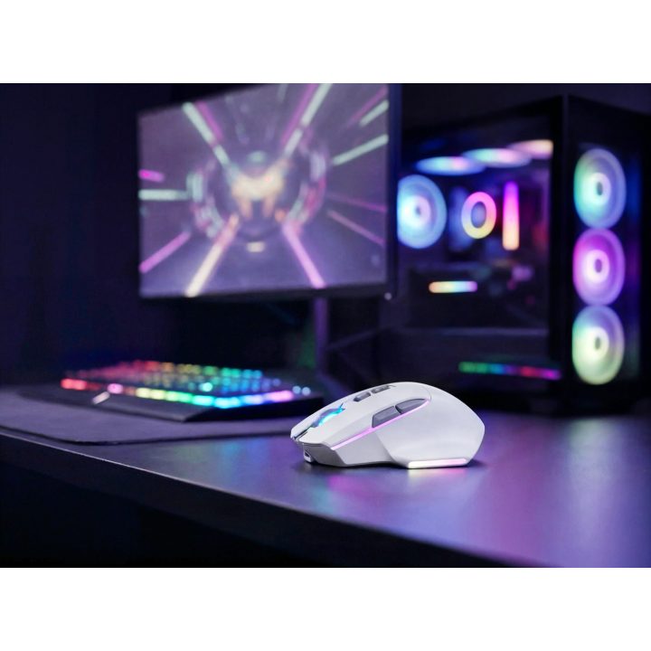Mars Gaming MMWVECTORW Right-Handed Gaming Mouse RF Wireless +…
