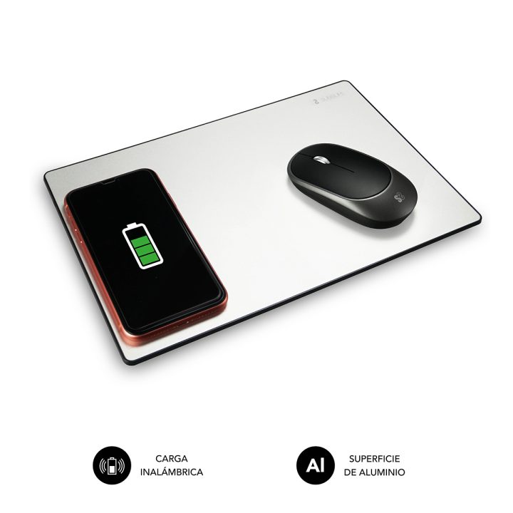 Alfombrilla cargador Subblim mousepad wireless charger 10W…