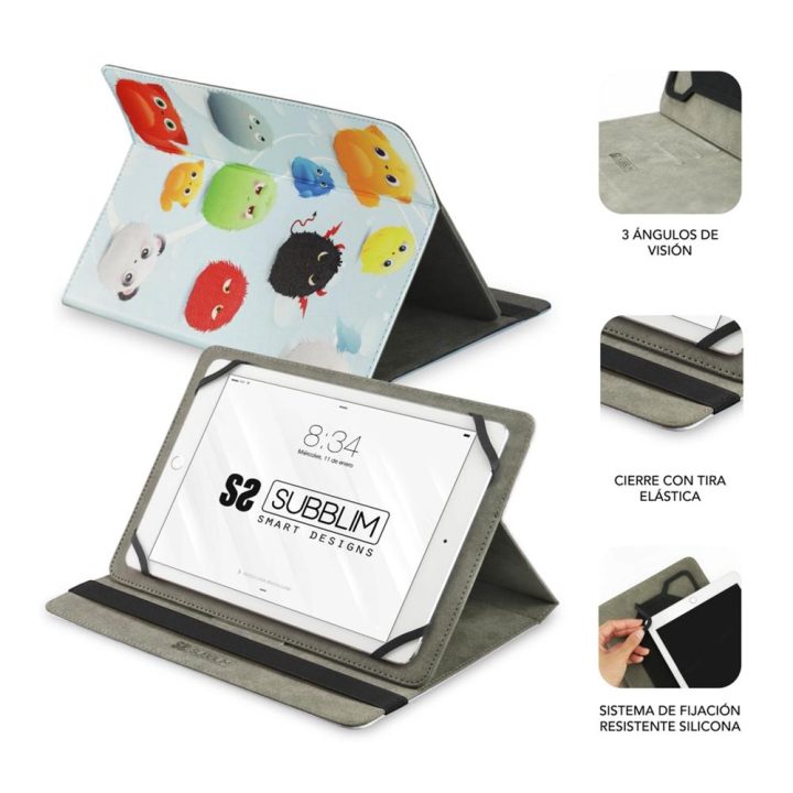 Funda Subblim trendy case para tablet 10.1 pulgadas furry…