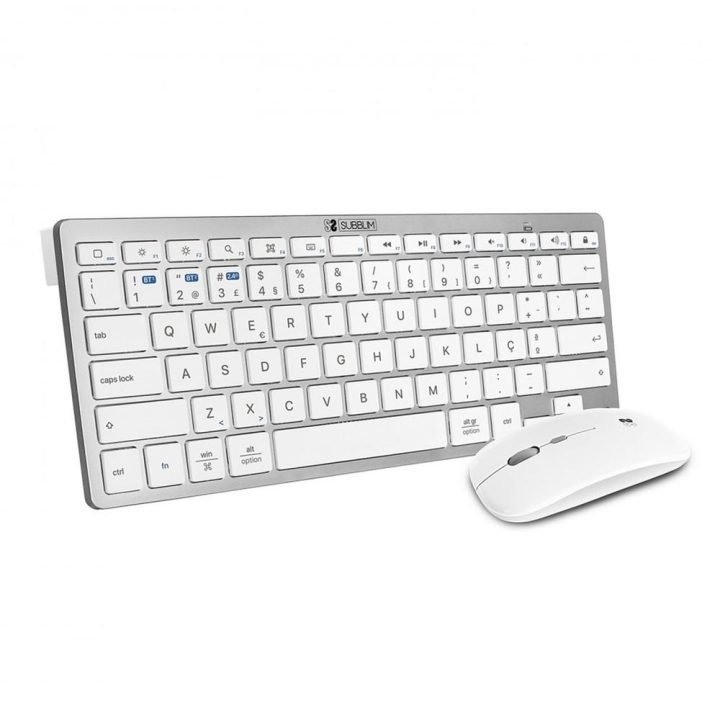 Subblim Keyboard + Mouse Combo Silver Portuguese (SUBKBC-OCO015)