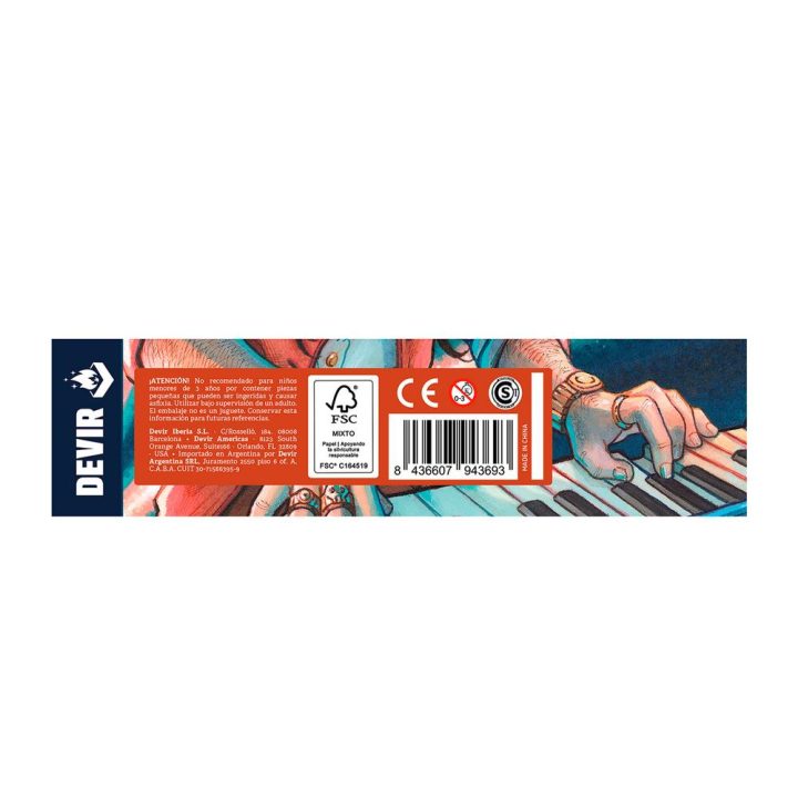 Devir Rock Hard 1977 Board Game (BGROCSP)
