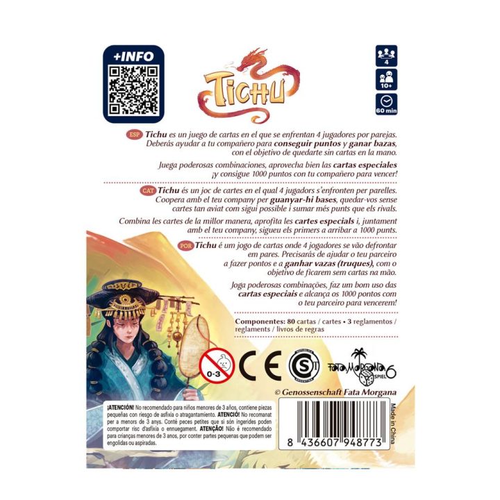 Devir Board Game Tichu (BGTICTR)