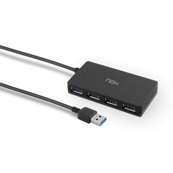 Hub NOX USB 3.0 4 puertos USB 3.2 Gen 1 (3.1 Gen 1) tipo A…