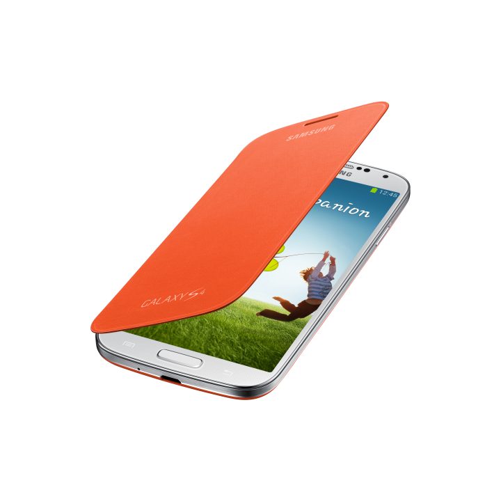 Samsung Flip Cover Book Case for Mobile Phone Orange (EF-FI950BOEGWW)