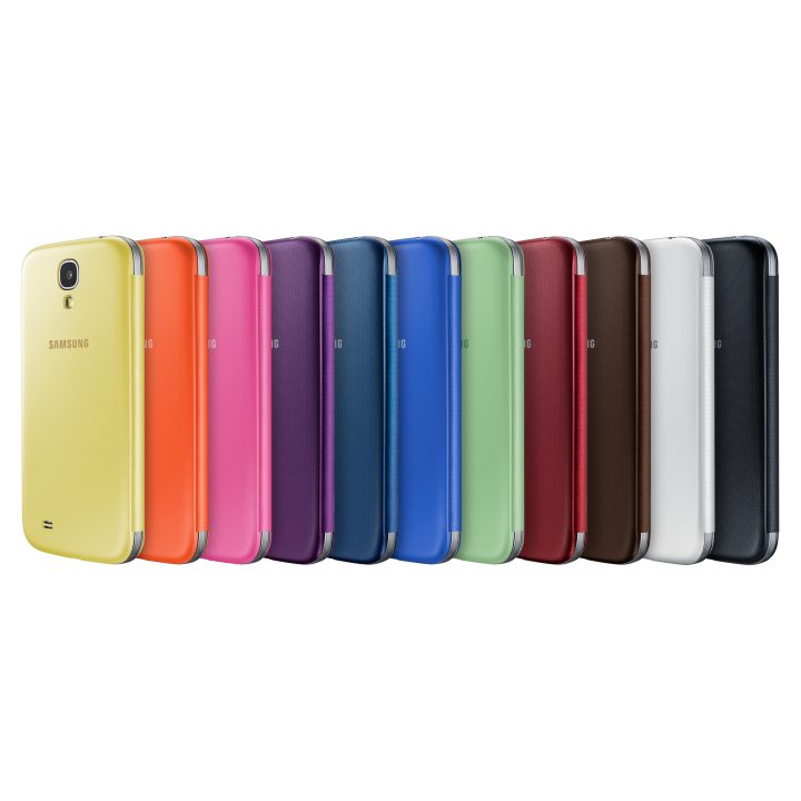 Samsung Flip Cover Book Case for Mobile Phone Orange (EF-FI950BOEGWW)