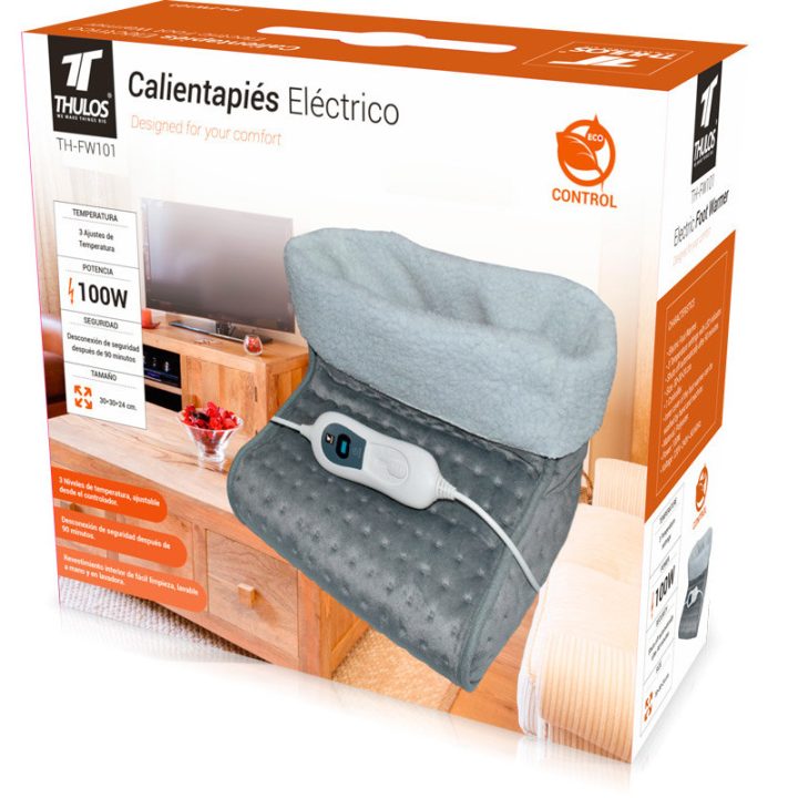 Thulos th-FW101 Electric Foot Warmer 100W-3 temperatures
