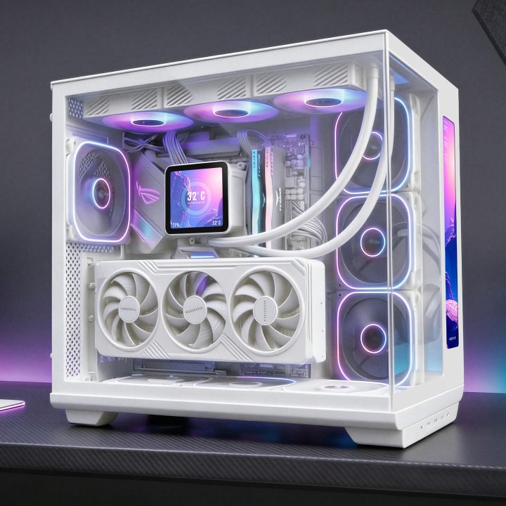 Mars Gaming MCREVMAXW caixa de computador Midi Tower Branca