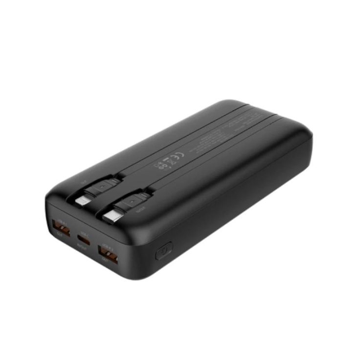 CoolBox POWERBANK DP20 20000MAH LCD+CABLES INTEGRADOS USB-C+LIGHTING…