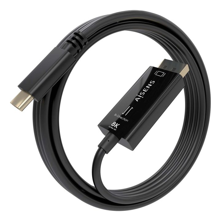 AISENS Cabo Conversor Bidirecional USB-C A DISPLAYPORT 8K@60Hz…