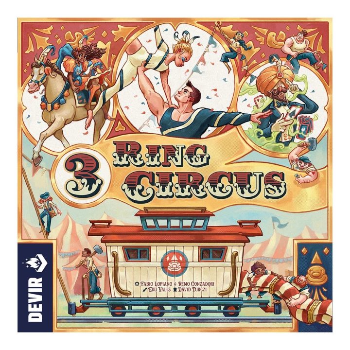 Jogo de tabuleiro Devir 3 ring circus (BGCIRML)