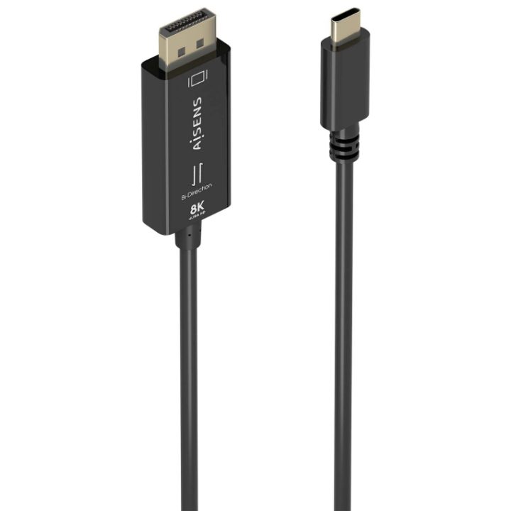 AISENS Bidirectional USB-C to DisplayPort Converter Cable 8K@60Hz…