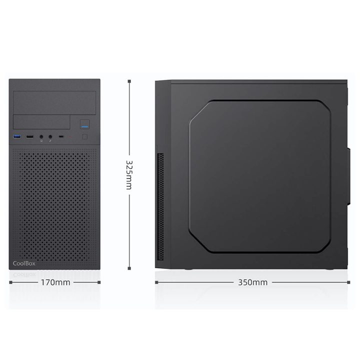 CoolBox M680 MATX CASE USB-C 3.2 GEN1 FTE.BASIC500 500W