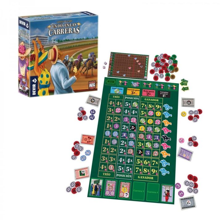 Jogo de mesa Devir Um Dia nas Corridas (BGCARSP)