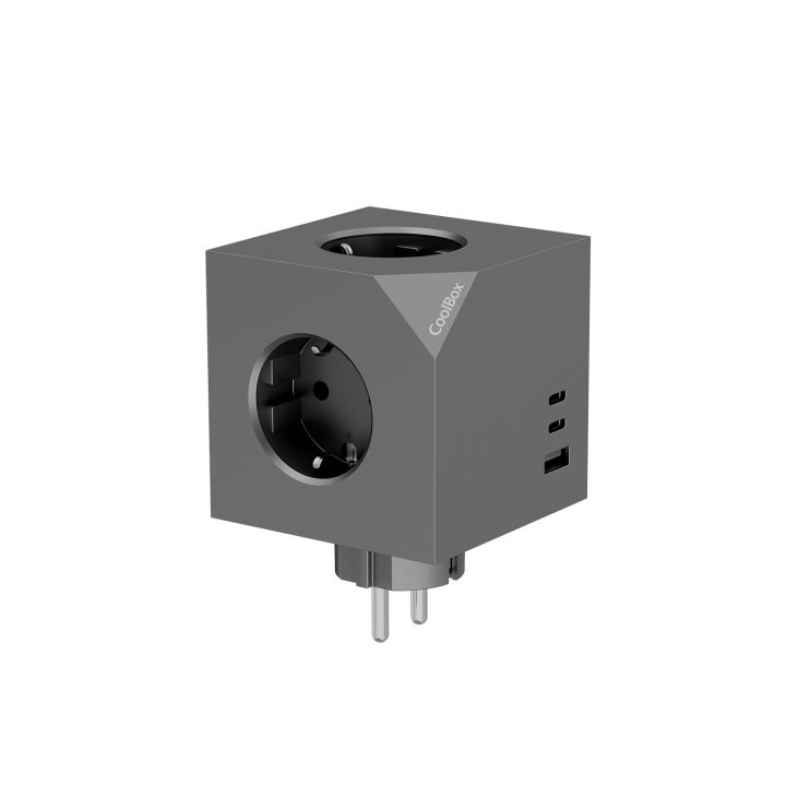 CoolBox CUBIK BASE 3 Outlets with USB C+A Charging