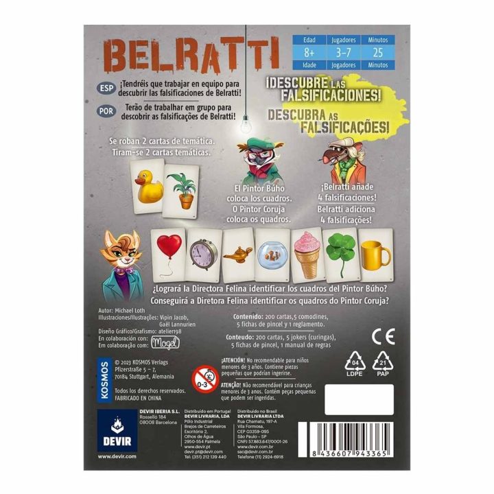 Devir Belratti Board Game (BGBELPS)