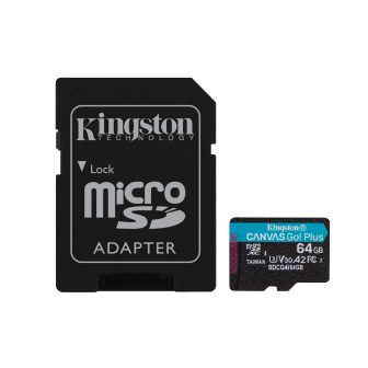 Kingston Technology Canvas Go Plus Gen4 64 GB microSDXC Card, 200…