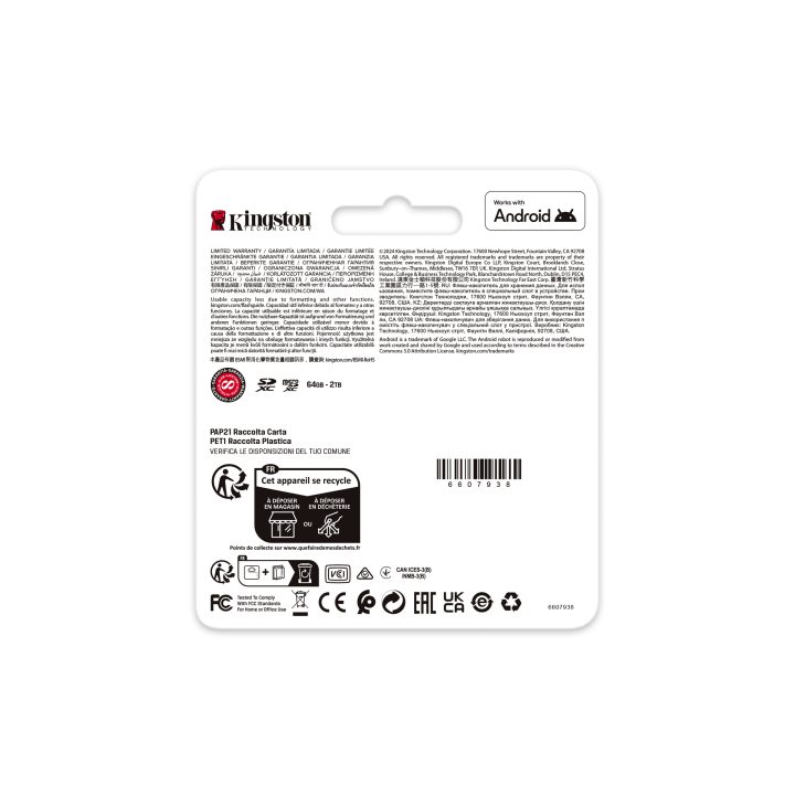 Kingston Technology Canvas Go Plus Gen4 64 GB microSDXC Card, 200…