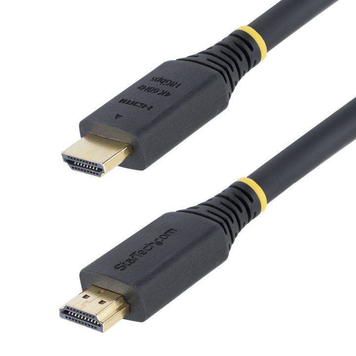 StarTech.com Premium High-Speed Certified HDMI Cable 5m - 4K…