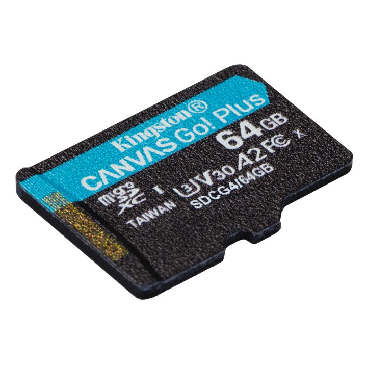 Kingston Technology Canvas Go Plus Gen4 64 GB microSDXC Card, 200…