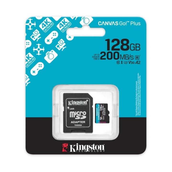 Kingston Technology Tarjeta microSDXC Canvas Go Plus Gen4 de 64 GB…
