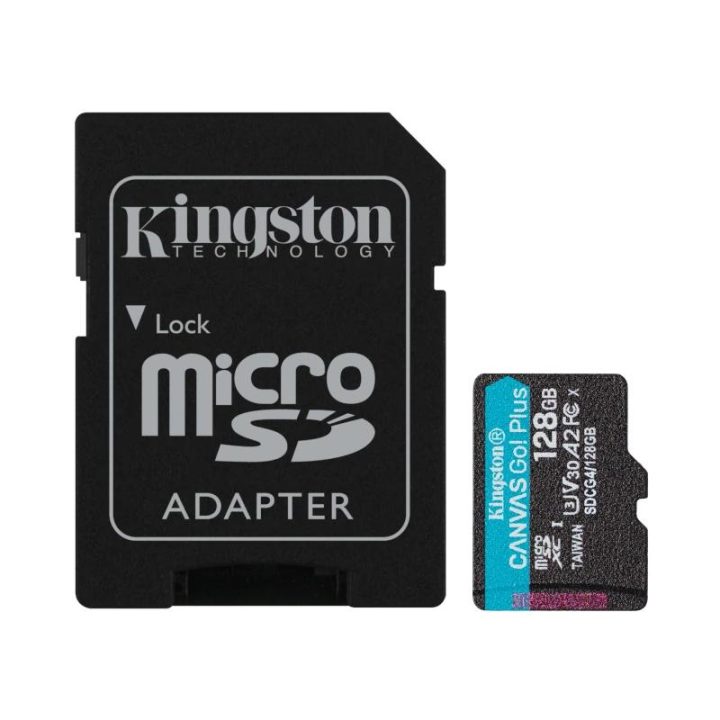 Kingston Technology Canvas Go Plus Gen4 64 GB microSDXC Card, 200…