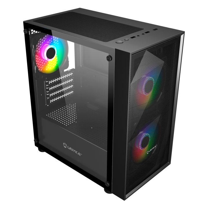 UNYKAch Micro ATX Gaming Case Mir B200
