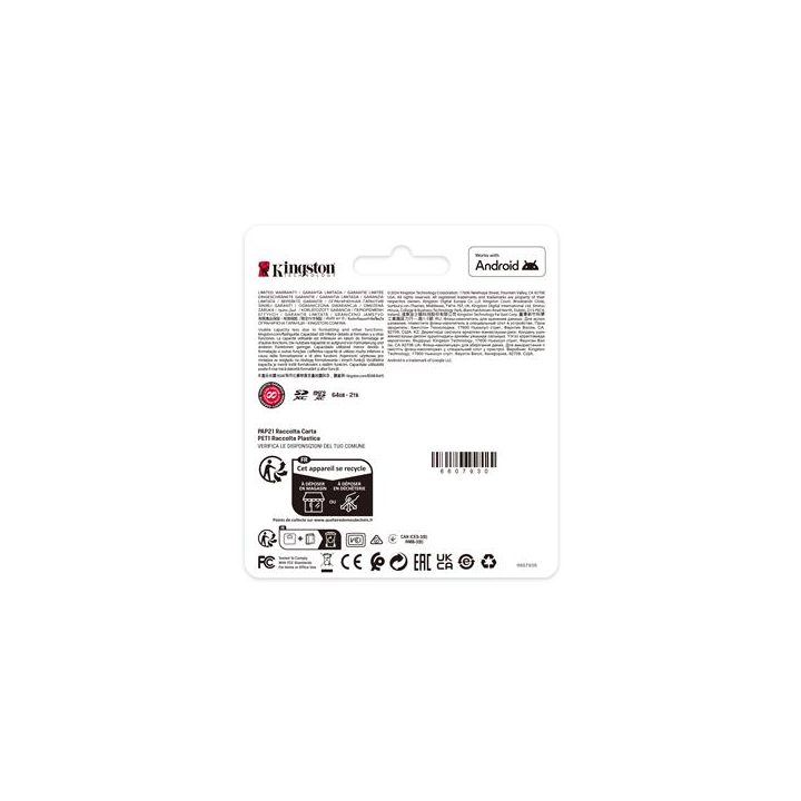 Kingston Technology 128 GB SDXC Canvas Select Plus Gen3 150 MB/s C10…