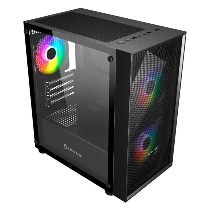 UNYKAch Caixa Micro ATX Gaming Mir B200